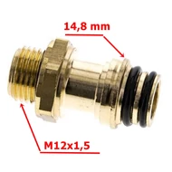 Levegőcsatlakozó Raufoss M12x1,5-Small 	93140012