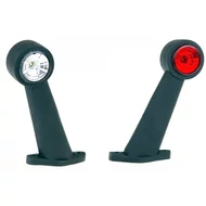 Gumilámpa piros-fehér led 45'  hosszú