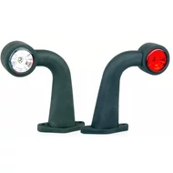 Gumilámpa piros-fehér  led 90' hosszú