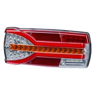 Hátsólámpa led 7 funkciós 12/24V  bal