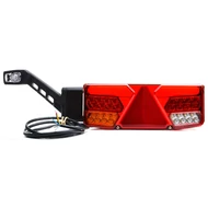 Pótkocsi hátsólámpa +gumilámpa led bal