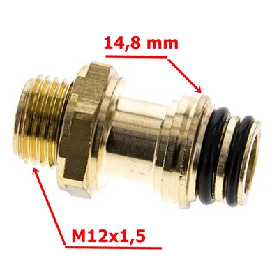 Levegőcsatlakozó Raufoss M12x1,5-Small 	93140012